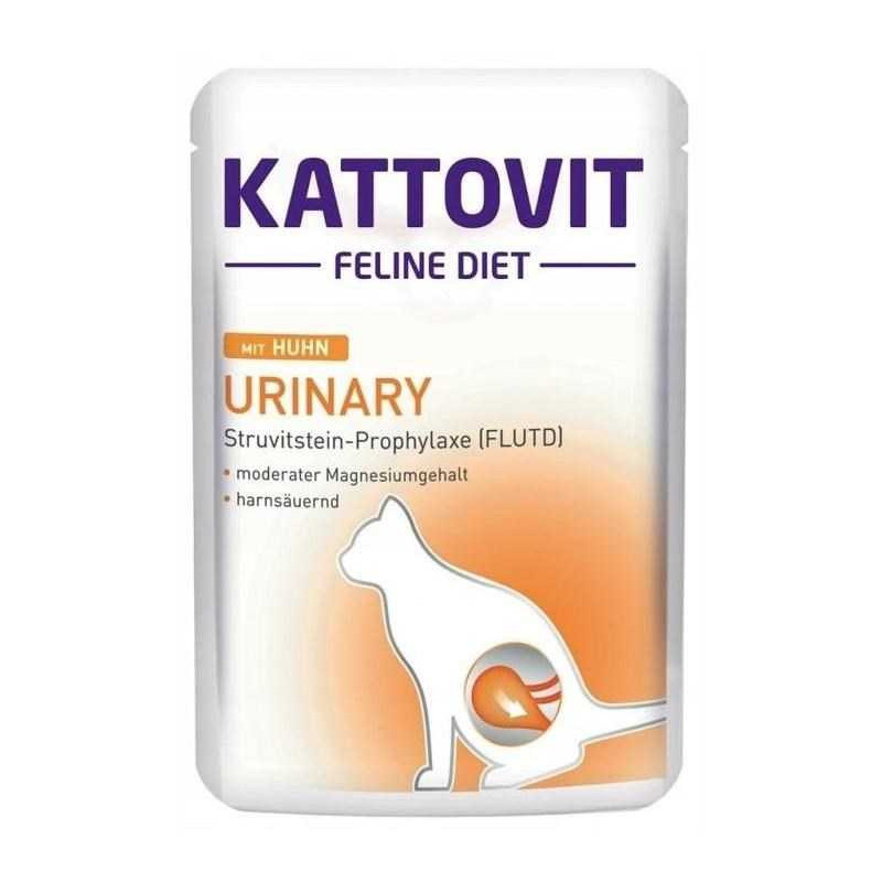 KATTOVIT Feline Diet Urinary Chicken - wet cat food - 85 g