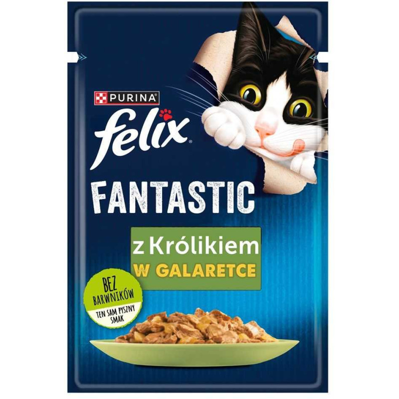 PURINA Felix Fantastic Rabbit in Jelly 85g