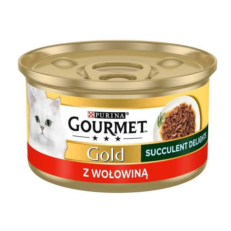 PURINA Gourmet Gold Succulent Delights Beef 85g