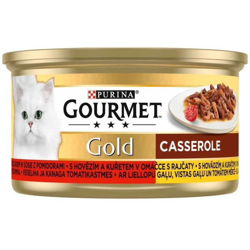 PURINA Gourmet Gold - Casserole beef and chicken 85 g