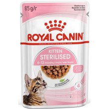Royal Canin FHN Kitten Sterilised Chunks in Gravy 12x85g Royal Canin FHN Kitten Sterilised Chunks in Gravy 12x85g
