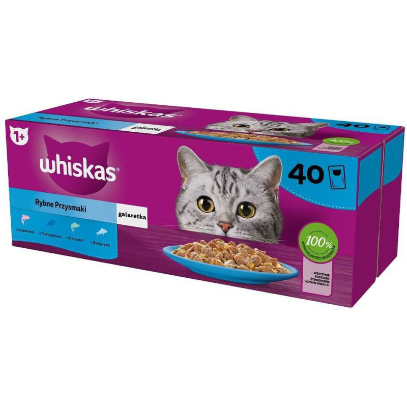 Whiskas Fish Favourites in Jelly 40x85g