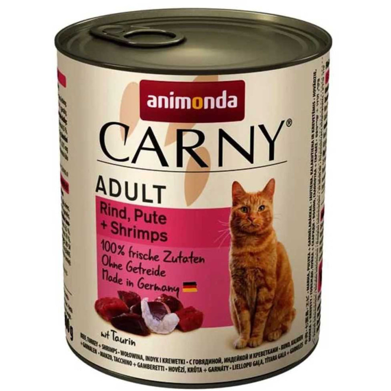 Animonda Carny Adult Beef+Turkey+Shrimp 800g