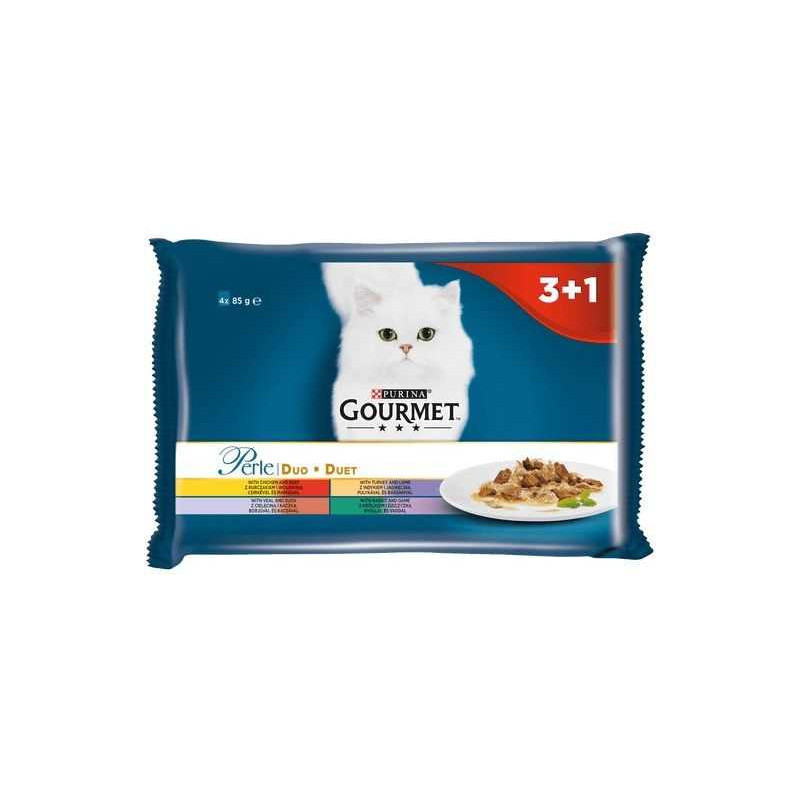 PURINA Gourmet Perle Duo Mix 4x85g