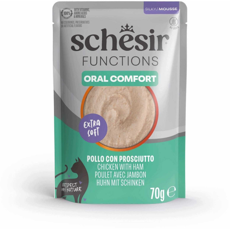Schesir Schesir Functions Oral Comfort, wet cat food, chicken