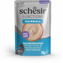 Schesir Schesir Functions Hairball, wet food, for cats, chicken and
