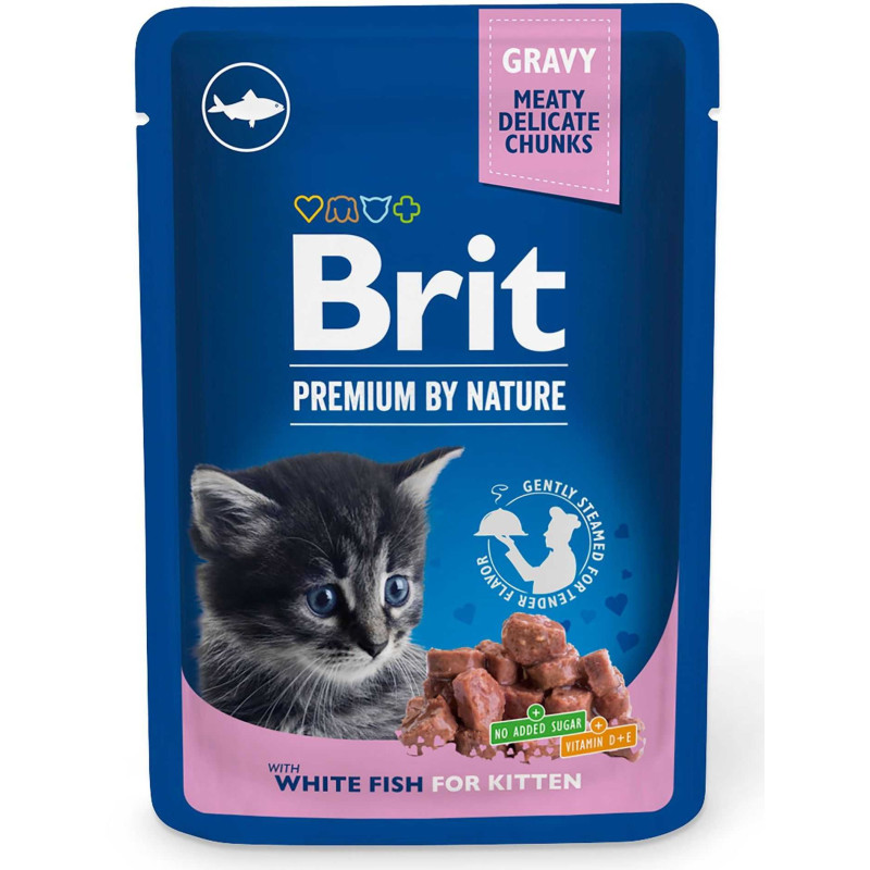 BRIT Premium by Nature Kitten White Fish 100g