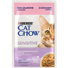 PURINA Cat Chow Sensitive Salmon and Zucchini 85g