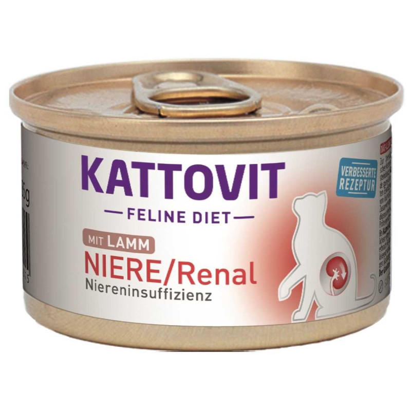 KATTOVIT Feline Diet Niere / Renal Lamb - wet cat food - 85 g