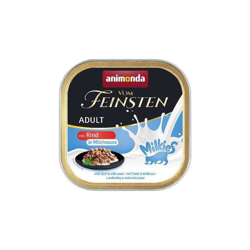 Animonda ANIMONDA Vom Feinsten Adult Milkies with Beef in Milk Sauce -