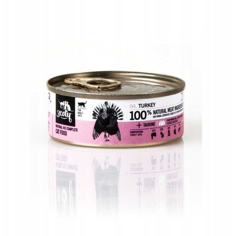 3coty 3COTY Turkey - wet cat food - 80g
