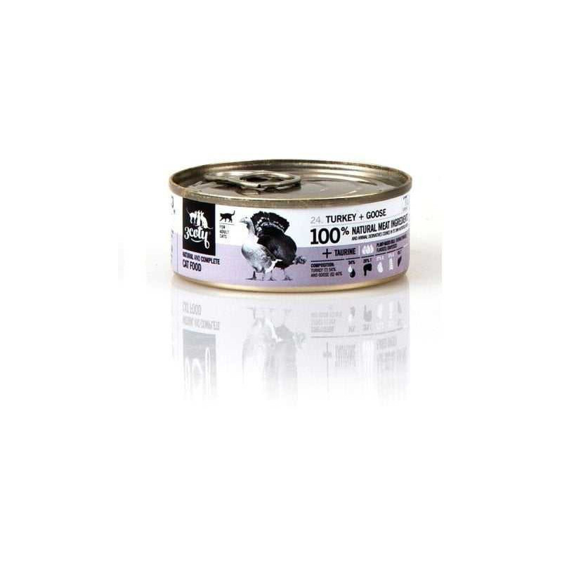 3coty 3COTY Turkey with goose - wet cat food - 80g