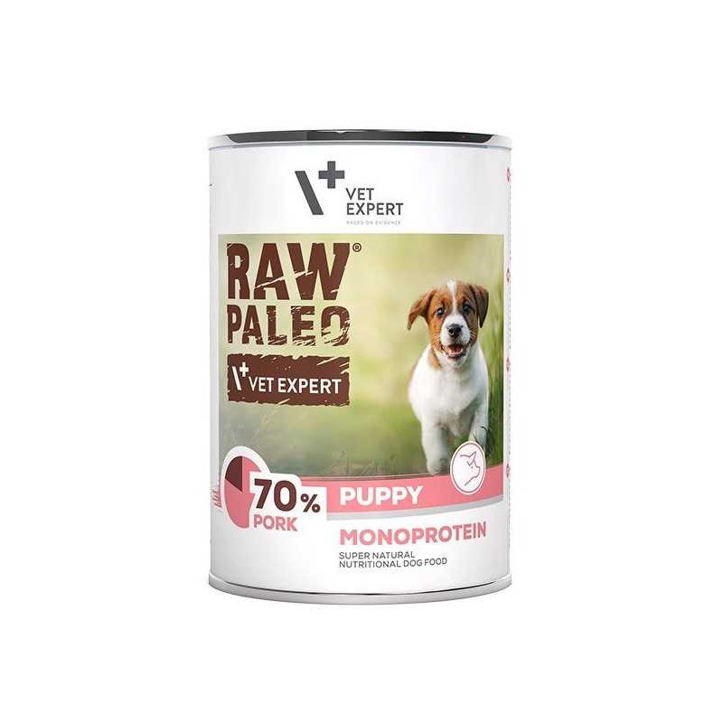 VETEXPERT Raw Paleo Puppy Monoprotein Pork 400g
