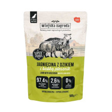 wiejska zagroda WIEJSKA ZAGRODA Lamb with wild boar - wet dog food - 500g wiejska zagroda WIEJSKA ZAGRODA Lamb with wild boar - wet dog food - 500g