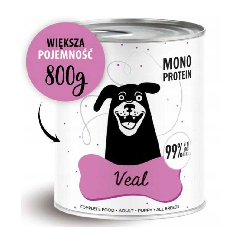PAKA ZWIERZAKA PAKA ZWIERZAKA Pepe Veal - wet dog food - 800g