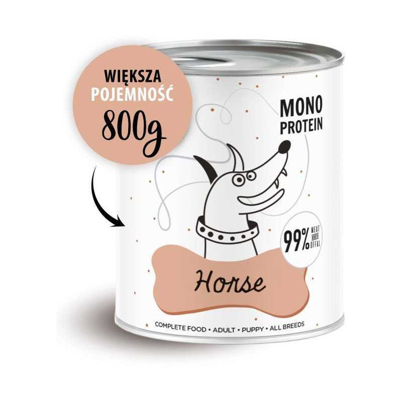 PAKA ZWIERZAKA PAKA ZWIERZAKA Pepe Horse - wet dog food - 800g