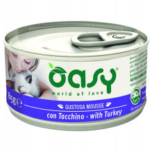 OASY Caprice Mousse kalakutienos putėsiai - šlapias kačių ėdalas - 85g