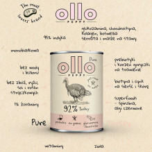 OLLO OLLO Puppy Pure Turkey - wet dog food - 850 g OLLO OLLO Puppy Pure Turkey - wet dog food - 850 g