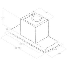 Elica HIDDEN 2.0 BL MAT / A / 52 Elica HIDDEN 2.0 BL MAT / A / 52
