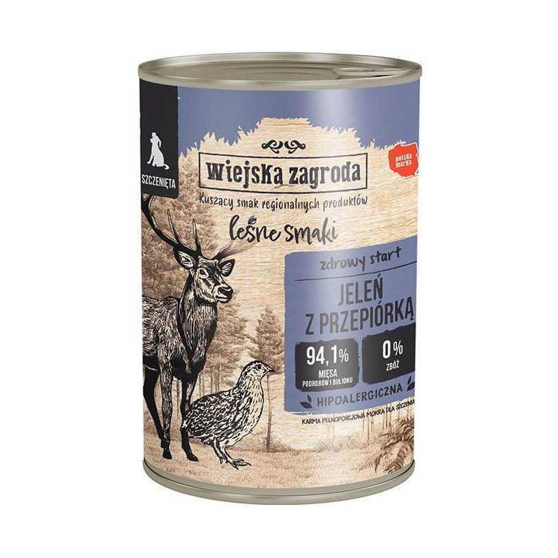 wiejska zagroda Wiejska Zagroda Wet dog food Forest flavors Deer with rations