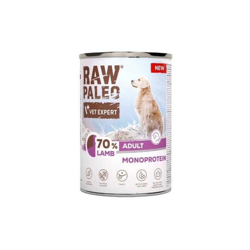 VETEXPERT VETEXPERT Raw Paleo Lamb - wet dog food - 400g