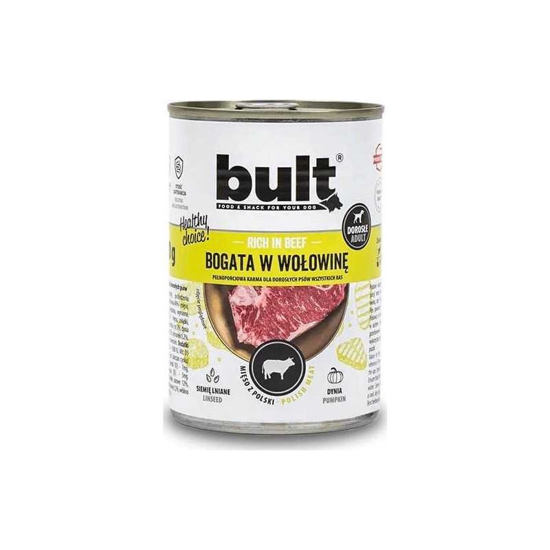 BULT Rich in beef - Wet dog food - 800 g