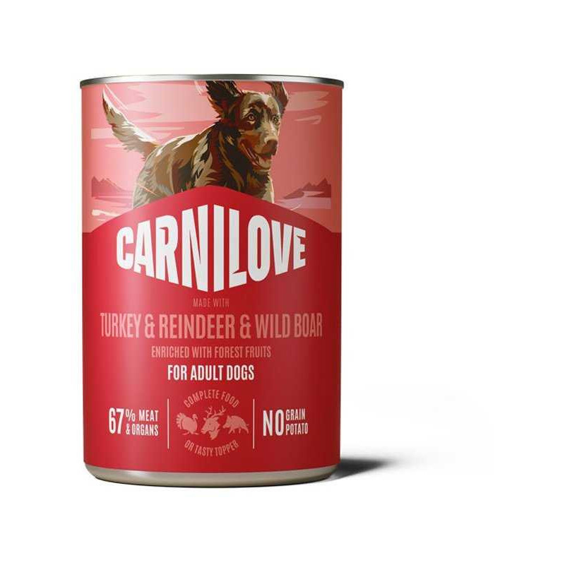 CARNILOVE Carnilove Carnilove Dog Can Pat Wet dog food Turkey, r