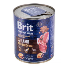 BRIT BRIT Premium by Nature Lamb with Buckwheat - Wet dog food - 800 g