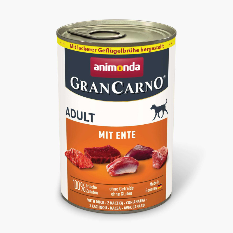 ANIMONDA GranCarno Adult with Duck - wet dog food - 400g