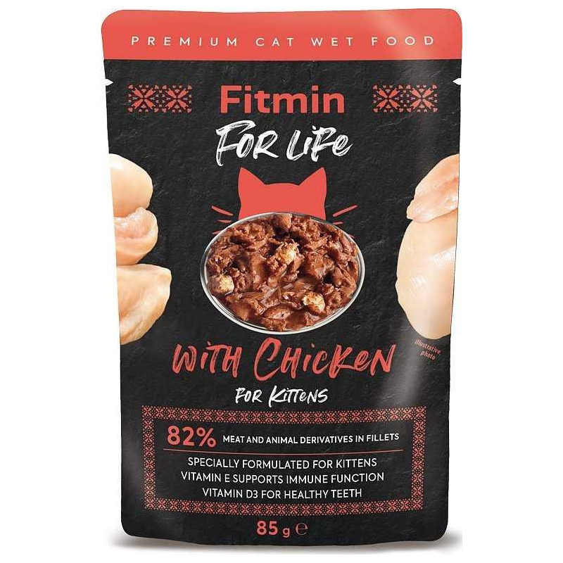FITMIN FITMIN Kitten Chicken - wet cat food - 85 g