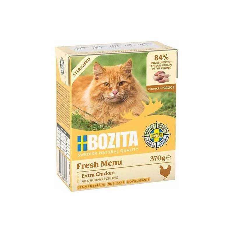 BOZITA BOZITA Fresh Menu Sterilised Extra Chicken - wet cat food - 370g