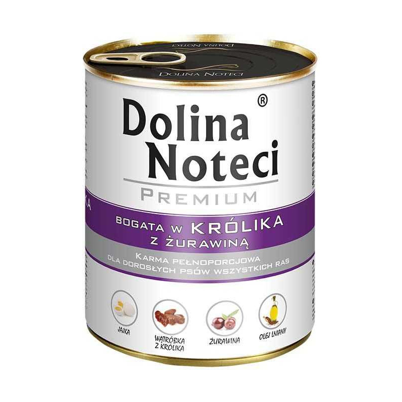 DOLINA NOTECI DOLINA NOTECI Premium Rich in rabbit and cranberry - wet dog food - 40