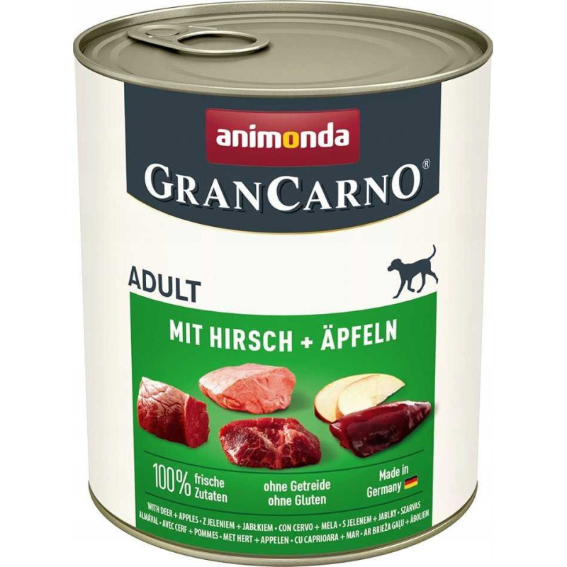Animonda ANIMONDA GranCarno Adult Deer and apple - wet dog food - 800g