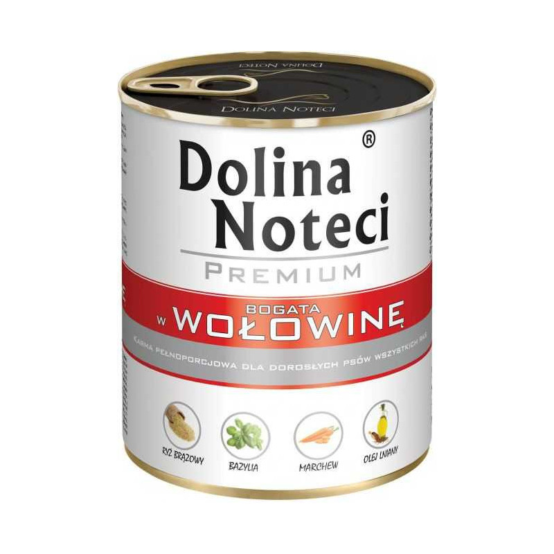 DOLINA NOTECI DOLINA NOTECI Premium rich in beef - wet dog food - 800g
