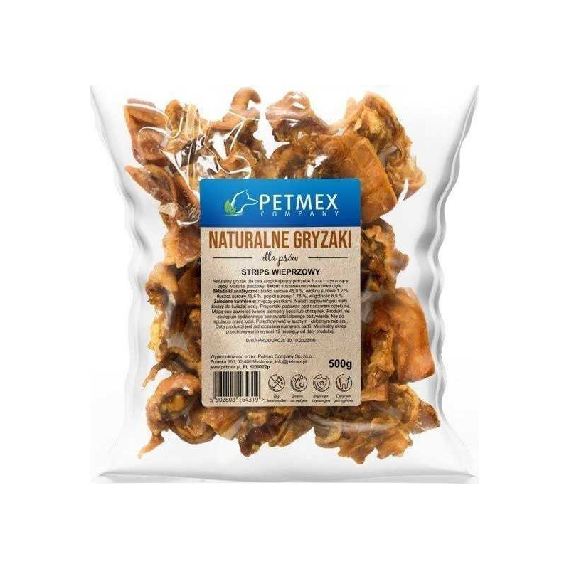PETMEX PETMEX Pork Strips dog chew - 500g