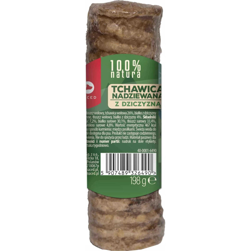MACED MACED Trachea stuffed with venison - chew for dog - 120g
