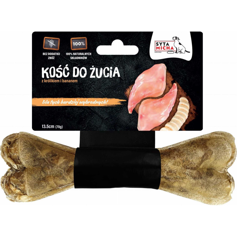 SYTA MICHA SYTA MICHA For picky dogs Rabbit with banana - dog chew - 13.5 cm