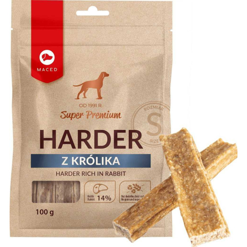 MACED MACED Harder rich in rabbit S - dog chew - 100g