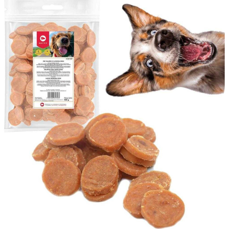 MACED MACED Salmon chips - Dog treat - 500g