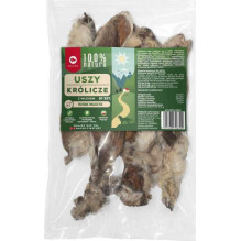 MACED MACED Rabbit ears with hair - Dog treat - 10 pieces