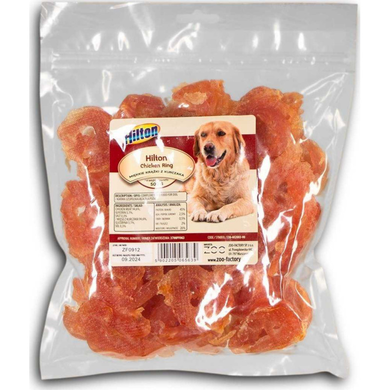 Hilton HILTON Soft Chicken Ring - Dog treat - 500 g