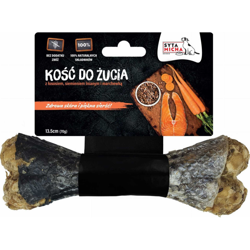 SYTA MICHA SYTA MICHA Chew bone for a beautiful coat - dog chew - 13.5 cm