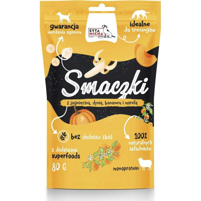 SYTA MICHA SYTA MICHA Treats with lamb, pumpkin, banana and apricot - dog treat -