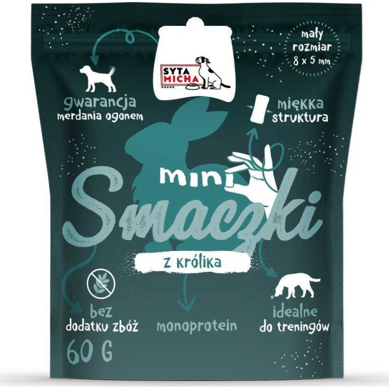 SYTA MICHA SYTA MICHA Mini treats with rabbit - treat for dogs - 60 g