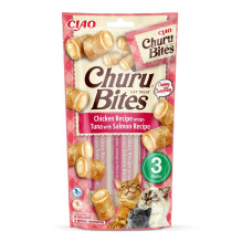 INABA INABA Churu Bites Chicken with tuna and salmon - cat treats - 3x10 g
