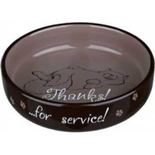 TRIXIE Trixie CERAMIC BOWL FOR CAT, 0.3 l / o 15 cm, for short-nosed breeds