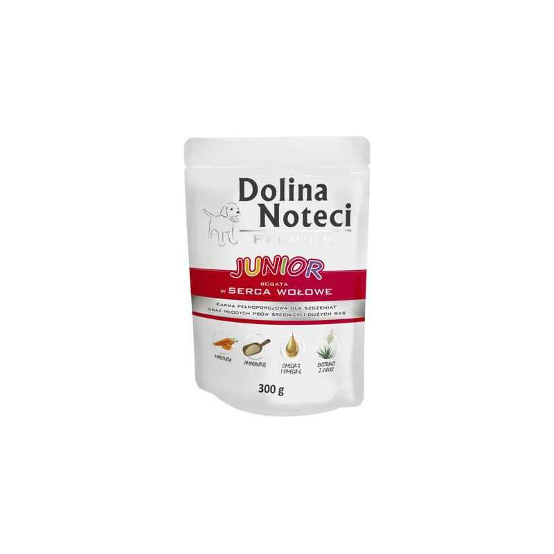 DOLINA NOTECI Dolina Noteci Premium Junior rich in beef hearts 300 g