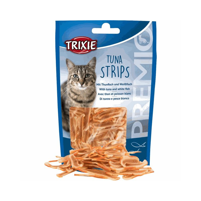 TRIXIE Trixie Cat treat tuna white fish 90% meat Trixie universal