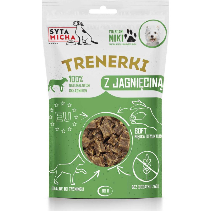 SYTA MICHA SYTA MICHA Trainers with lamb for dogs - dog treat - 80 g
