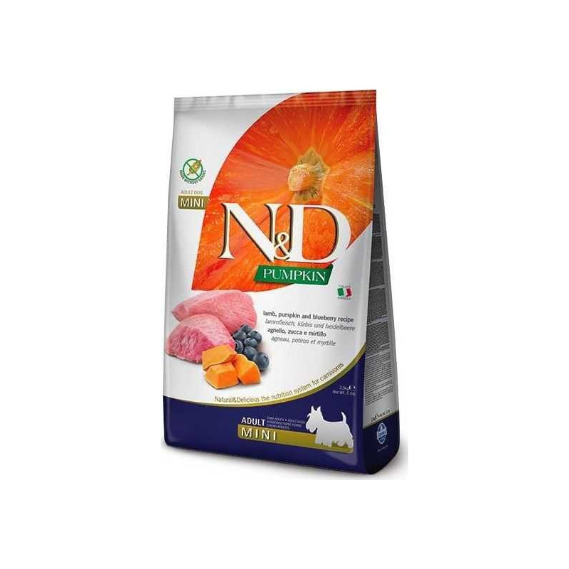 Farmina FARMINA ND Pumpkin LambBlueberry Mini Adult - dry dog food - 7 kg.